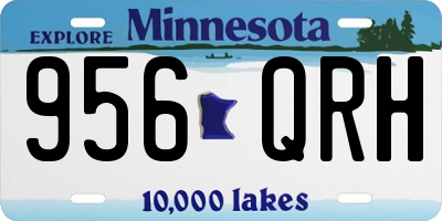 MN license plate 956QRH