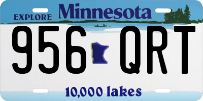 MN license plate 956QRT