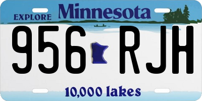 MN license plate 956RJH