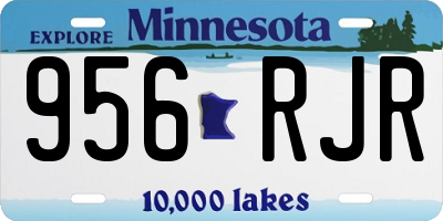 MN license plate 956RJR
