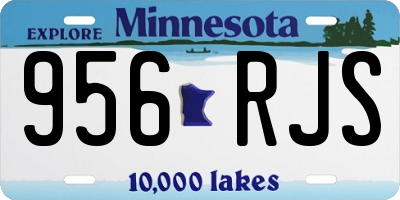 MN license plate 956RJS