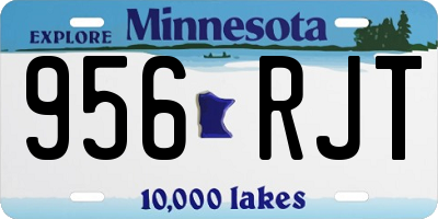 MN license plate 956RJT