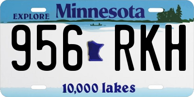 MN license plate 956RKH
