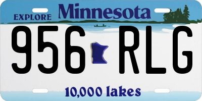 MN license plate 956RLG
