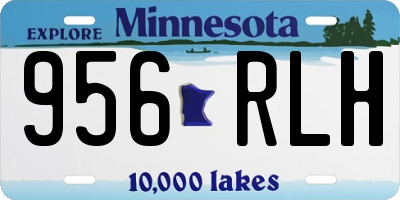 MN license plate 956RLH