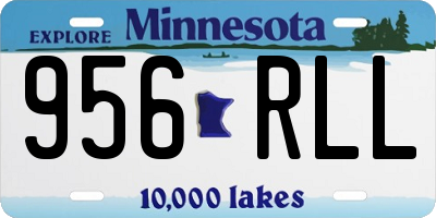 MN license plate 956RLL