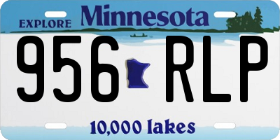 MN license plate 956RLP