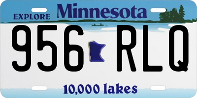 MN license plate 956RLQ