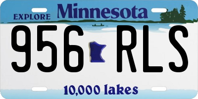 MN license plate 956RLS