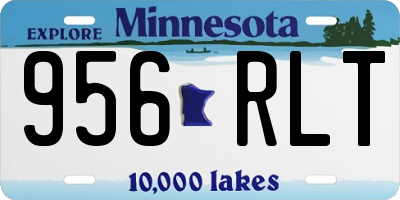 MN license plate 956RLT