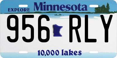 MN license plate 956RLY