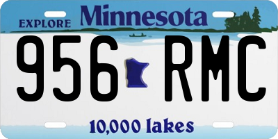 MN license plate 956RMC