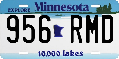MN license plate 956RMD