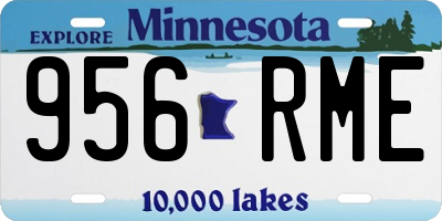 MN license plate 956RME