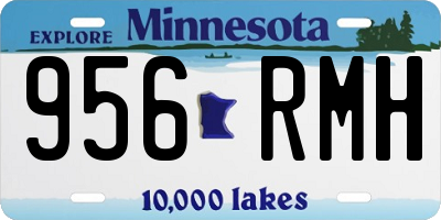 MN license plate 956RMH