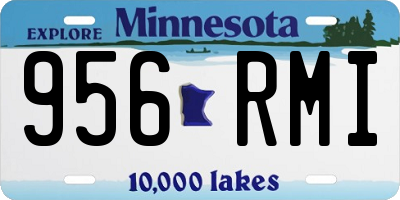MN license plate 956RMI