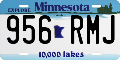 MN license plate 956RMJ