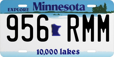 MN license plate 956RMM