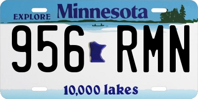 MN license plate 956RMN