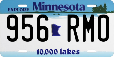 MN license plate 956RMO
