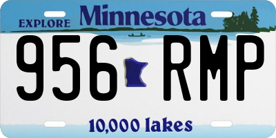 MN license plate 956RMP