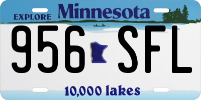 MN license plate 956SFL