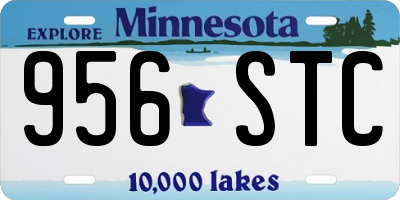 MN license plate 956STC