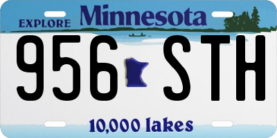 MN license plate 956STH