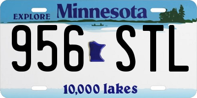 MN license plate 956STL