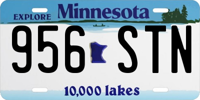 MN license plate 956STN
