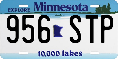 MN license plate 956STP