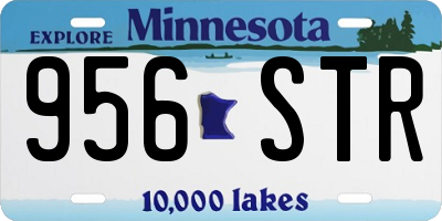 MN license plate 956STR