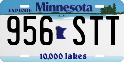 MN license plate 956STT