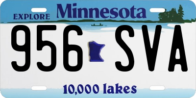 MN license plate 956SVA