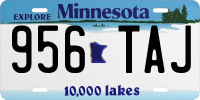 MN license plate 956TAJ