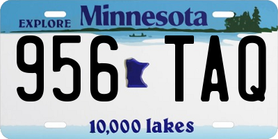 MN license plate 956TAQ
