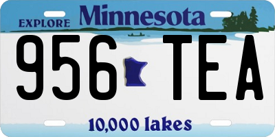 MN license plate 956TEA