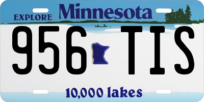 MN license plate 956TIS