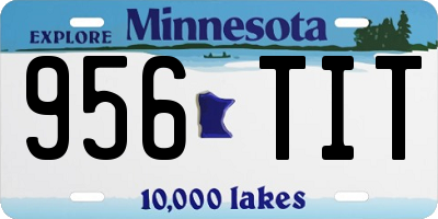 MN license plate 956TIT