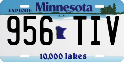 MN license plate 956TIV