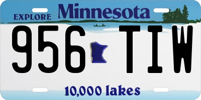 MN license plate 956TIW