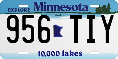 MN license plate 956TIY