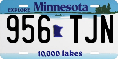 MN license plate 956TJN