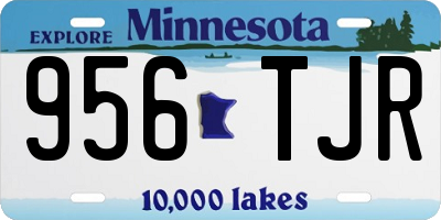 MN license plate 956TJR