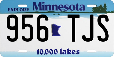 MN license plate 956TJS