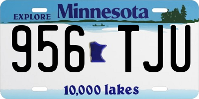 MN license plate 956TJU