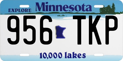 MN license plate 956TKP