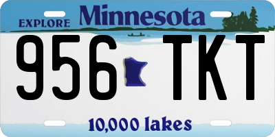 MN license plate 956TKT
