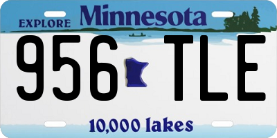 MN license plate 956TLE