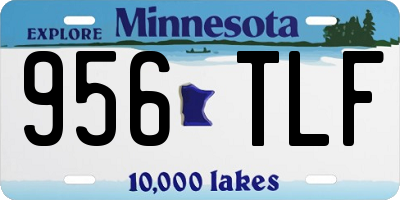 MN license plate 956TLF